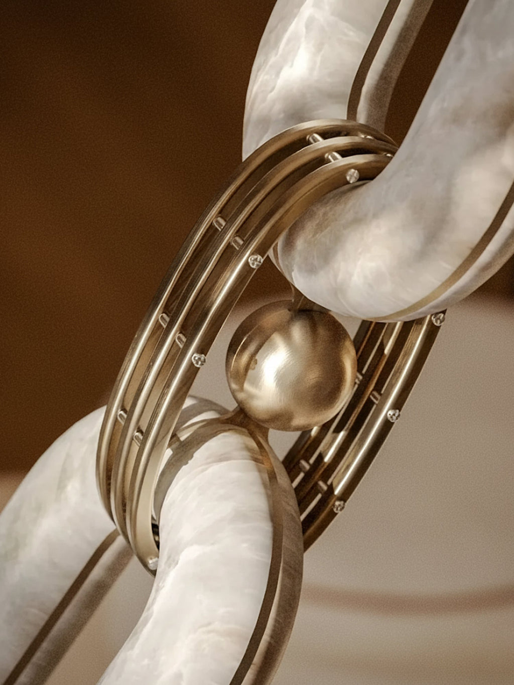 Chain Link Chandelier