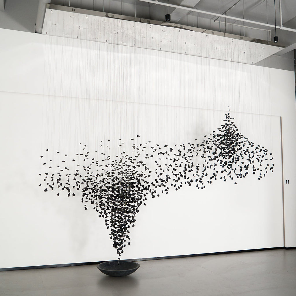 Charcoal Shape Hourglass Chandelier