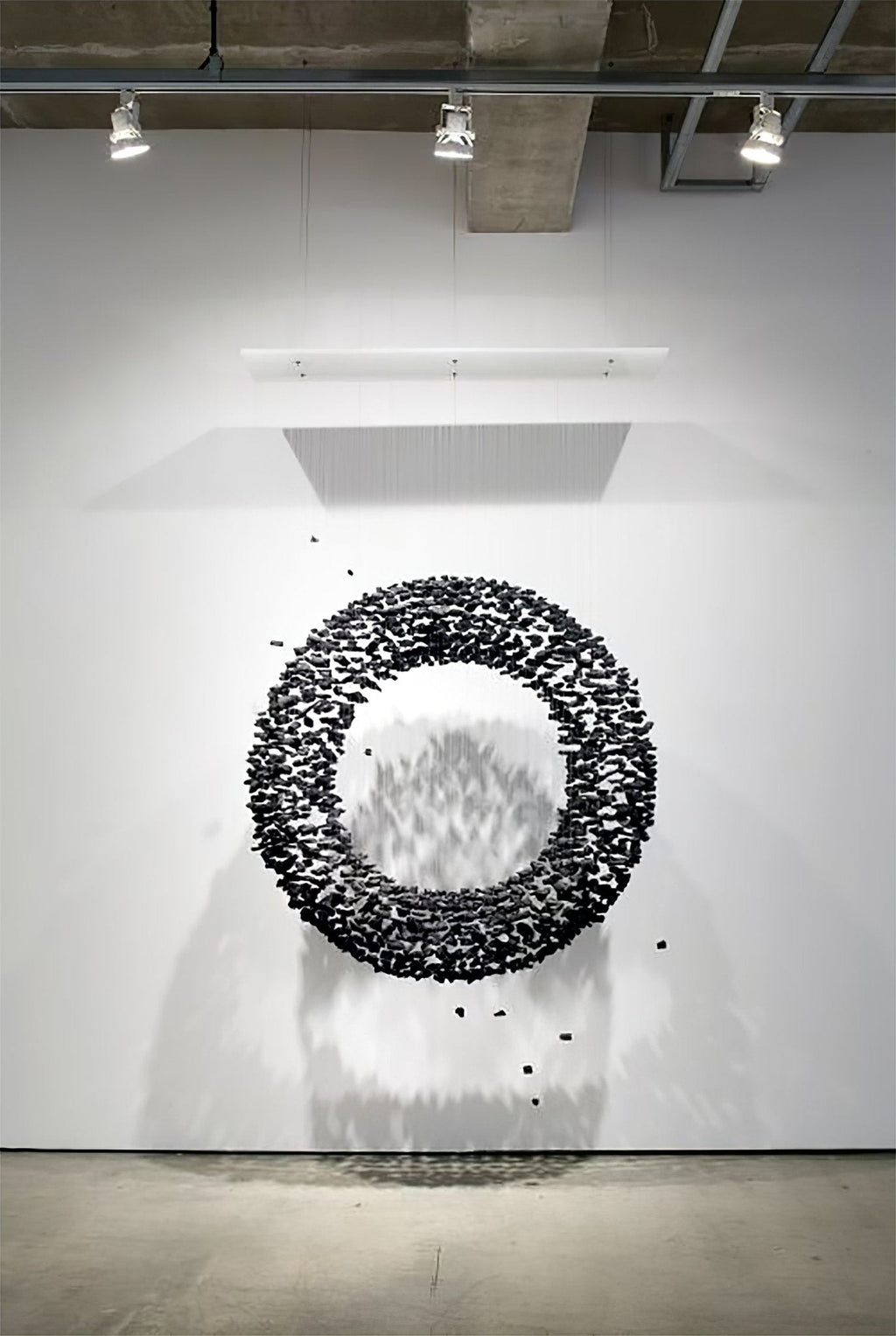 Charcoal Shape Hourglass Chandelier