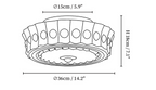 Charles Edwards Ceiling Lamp