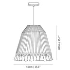 Chase Tassel Pendant Light
