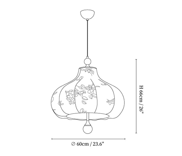 Chestnut Bloom Pendant Lamp