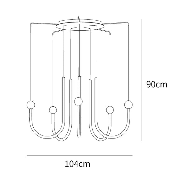 Chord Point Pendant Light