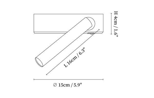 Chors Recessed Wall Lamp