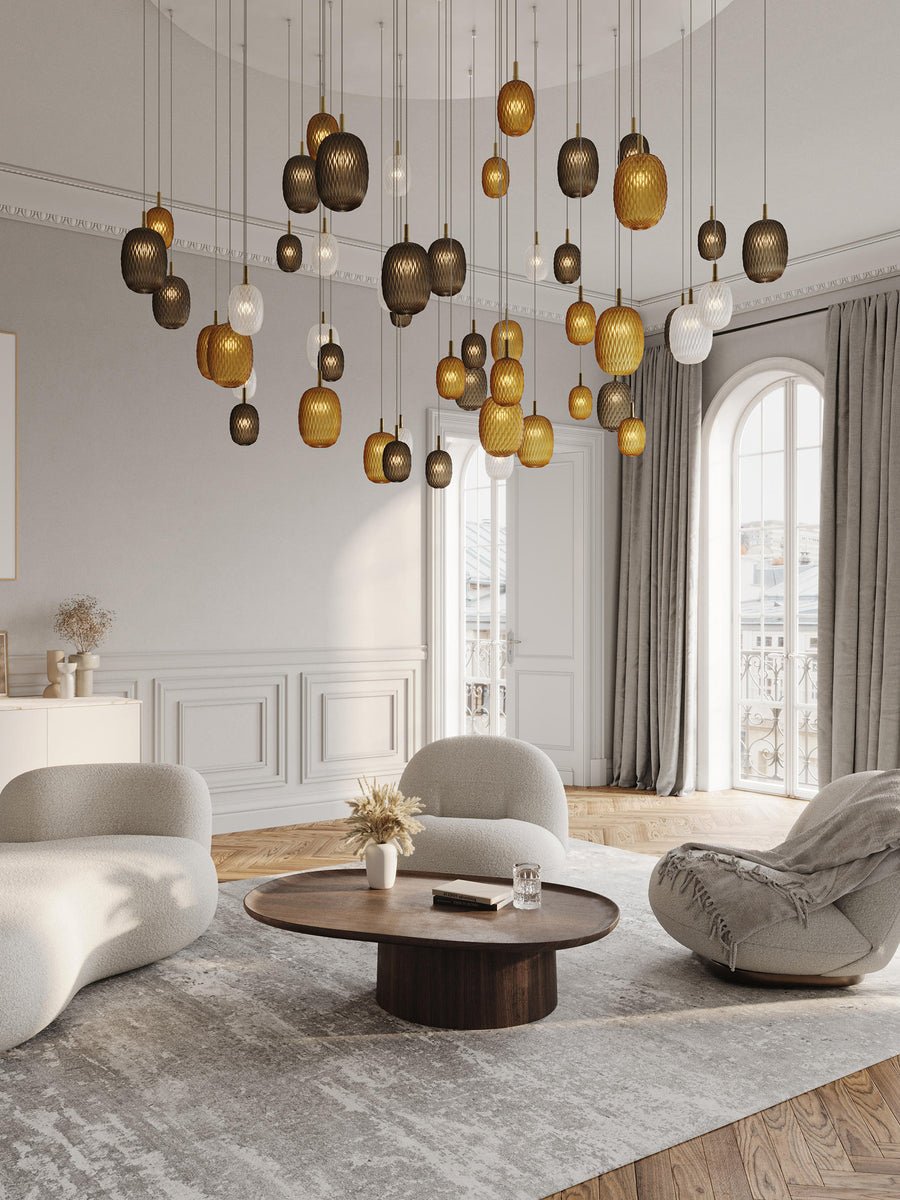 Chromatic Gem Drop Chandelier