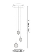 Chromatic Gem Drop Chandelier