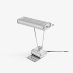 Chrome Coiled Wire Desk Lamp