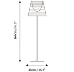 Chrome Prism Floor Lamp