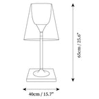 Chrome Prism Table Lamp