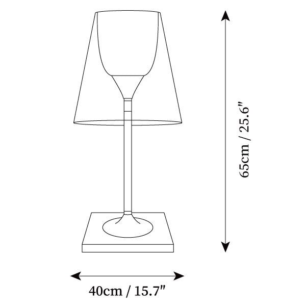 Chrome Prism Table Lamp