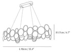 Chrome Round Crystal Chandelier