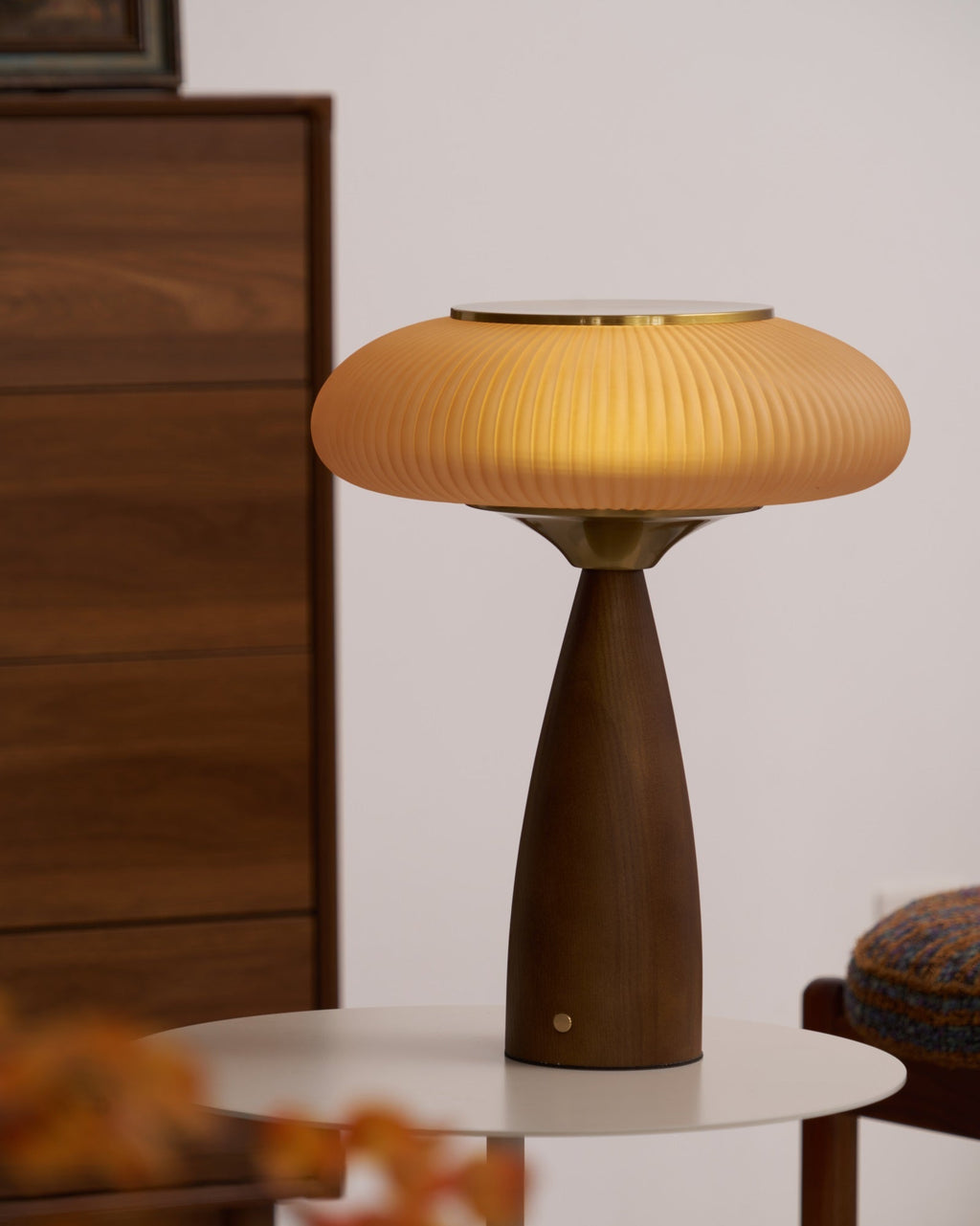 Cielo Wooden Rechargeable Table Lamp