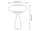Cielo Wooden Rechargeable Table Lamp