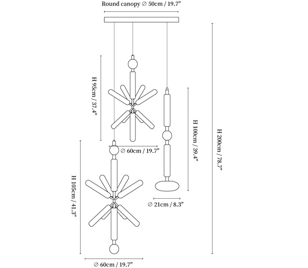 Cipher Pendant Light