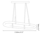 Circle Alabaster Chandelier
