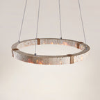Circle Travertine Pendant Lamp