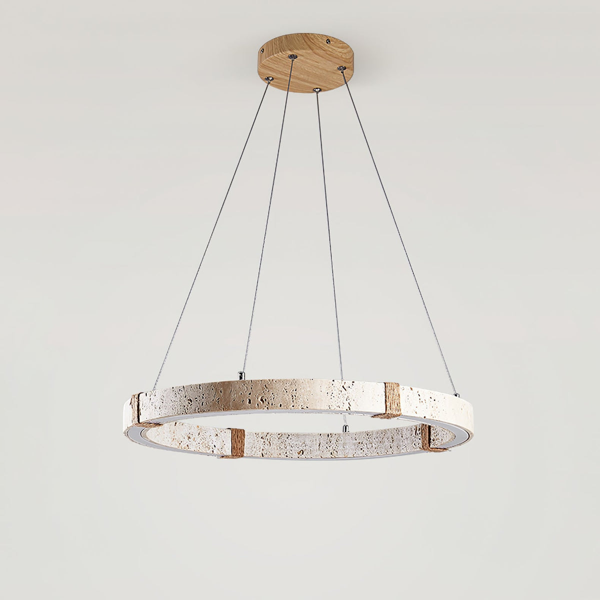 Circle Travertine Pendant Lamp
