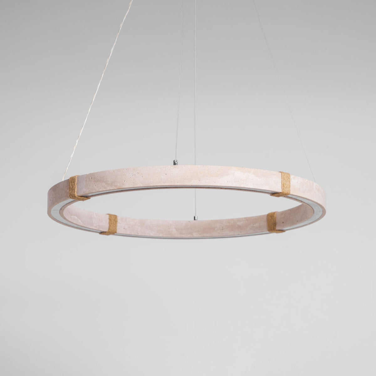 Circle Travertine Pendant Lamp