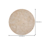 Circle Travertine Wall Lamp