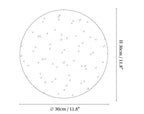 Circle Travertine Wall Lamp