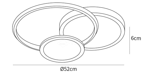 Circles LED Ceiling Light