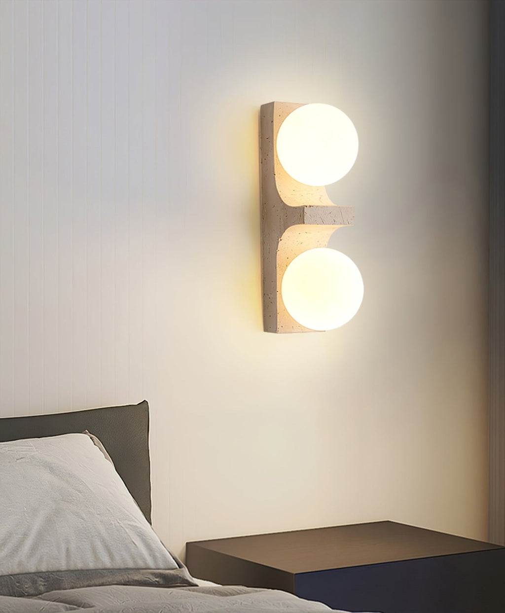 Cirra Travertine Wall Light