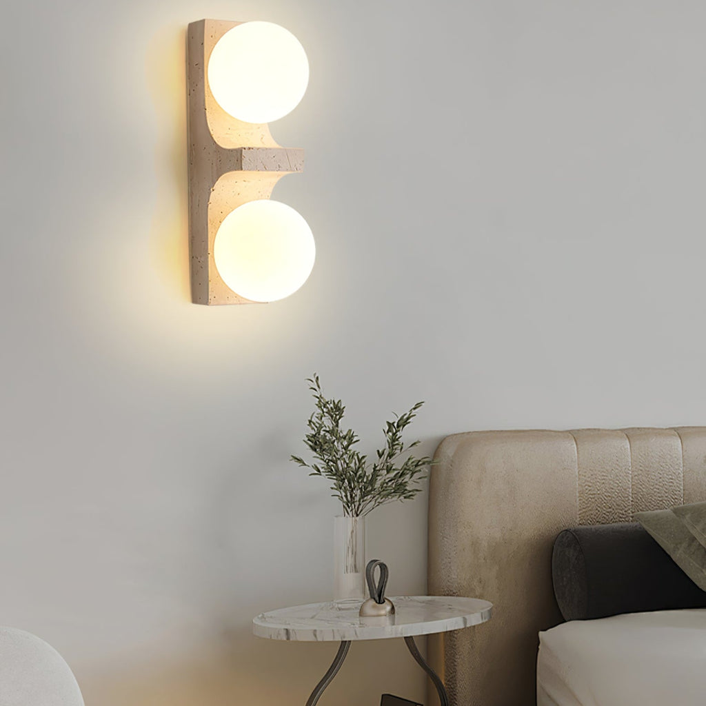 Cirra Travertine Wall Light