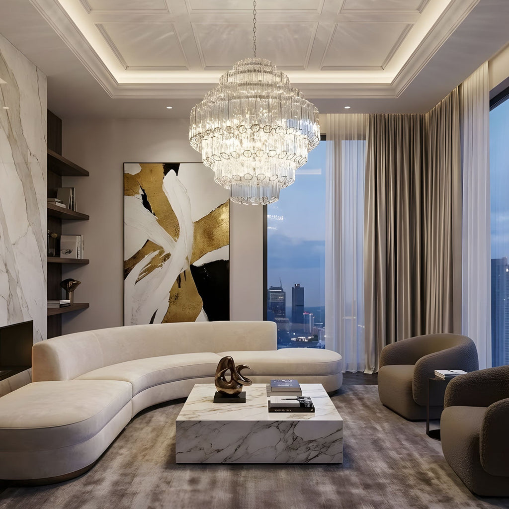 Clear Grande Palermo Chandelier