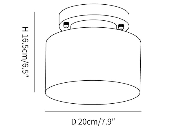 Clinio Flush Mount Ceiling Light