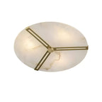 Clocks Alabaster Ceiling Light