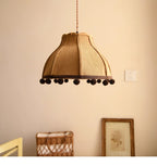 Clover Pom-Pom Trim Pendant Light