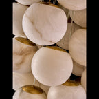 Cluster Alabaster Globe Chandelier