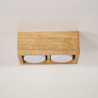 Cobra Wood Ceiling Light