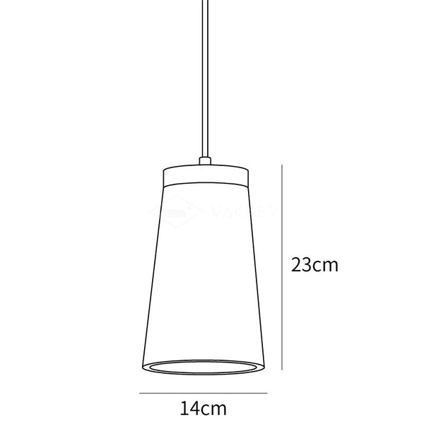 Coburg Wood Cement Pendant Light