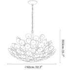 Coconut Disc Chandelier