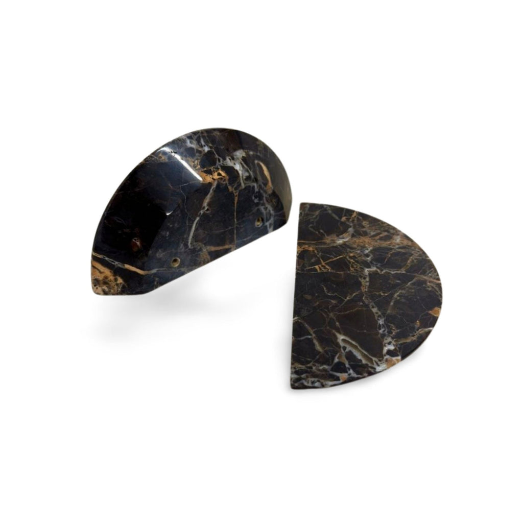 Coffee Marble Door Handle