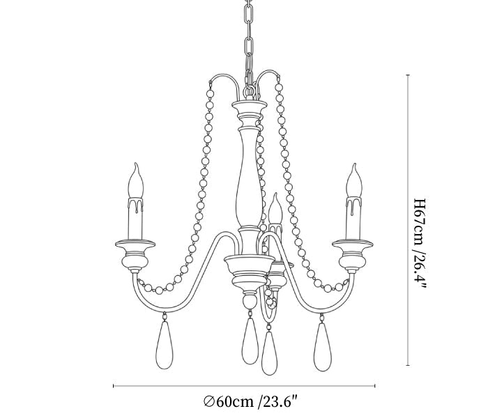 Collana French Country Chandelier