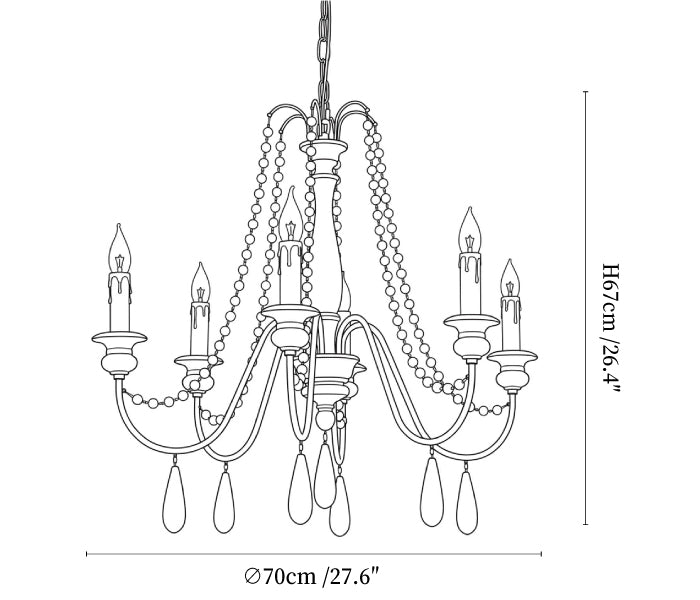 Collana French Country Chandelier