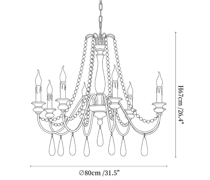 Collana French Country Chandelier