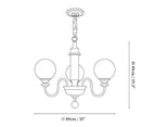 Colonial Grace Chandelier