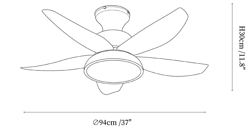 Color Breeze Ceiling Fan Light