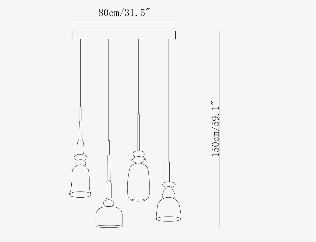 Colorful Candy Pendant Lamp