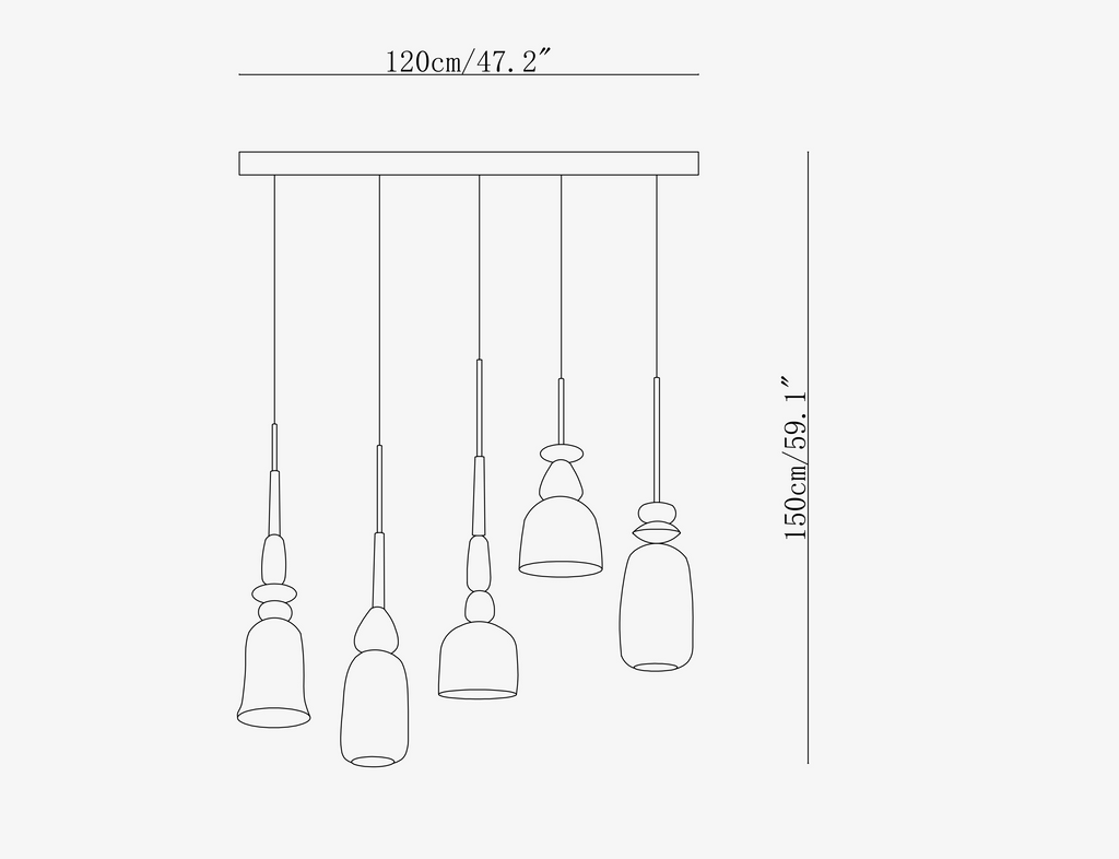 Colorful Candy Pendant Lamp