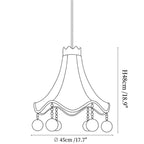 Colorful Kids Fabric Pendant Light