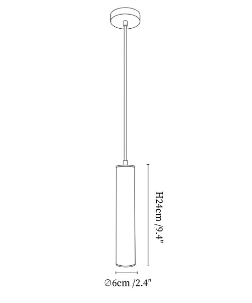Column Alabaster Staircase Chandelier