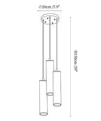 Column Alabaster Staircase Chandelier