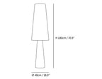 Column Fabric Floor Lamp