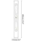 Columnar Alabaster Sconce