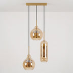 Combined Chiswick Glass Pendant Light