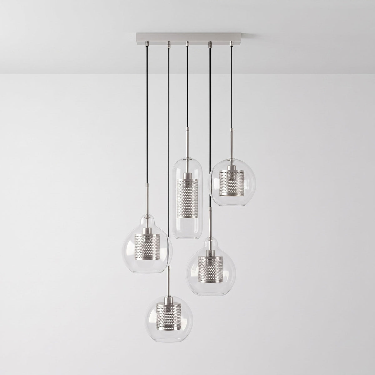 Combined Chiswick Glass Pendant Light